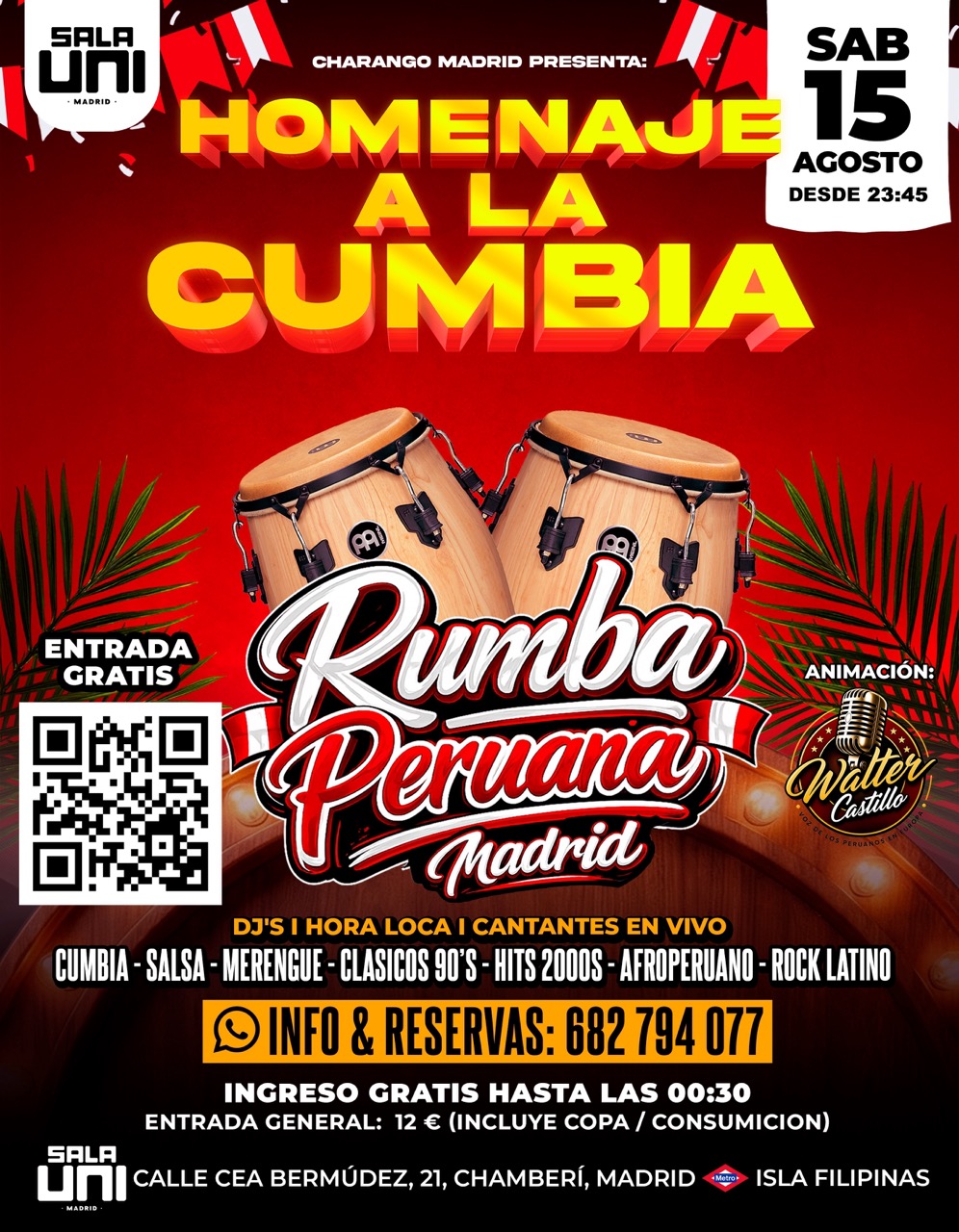 Charango - Flyer del evento